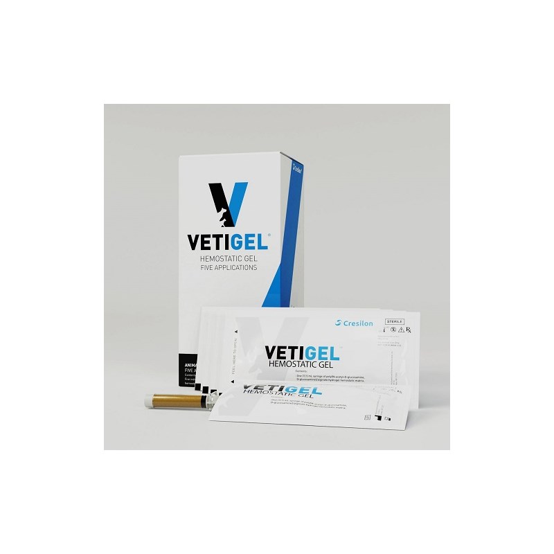 Vetigel Hemostatic Gel 5ml Syringe 5pk