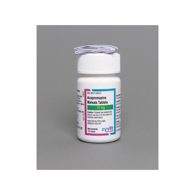 Acepromazine Tabs 10mg 100ct  ZyVet Label