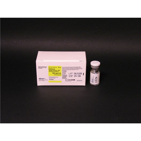 Amikacin Injection 250mg/ml 2ml  10pk FULL BOX ONLY!