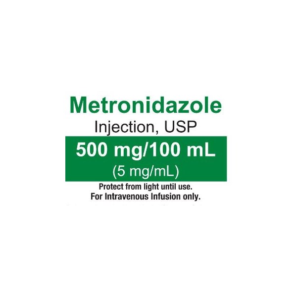 Metronidazole Injection 500mg 100ml 24 Full Pack Only (Pfizer)