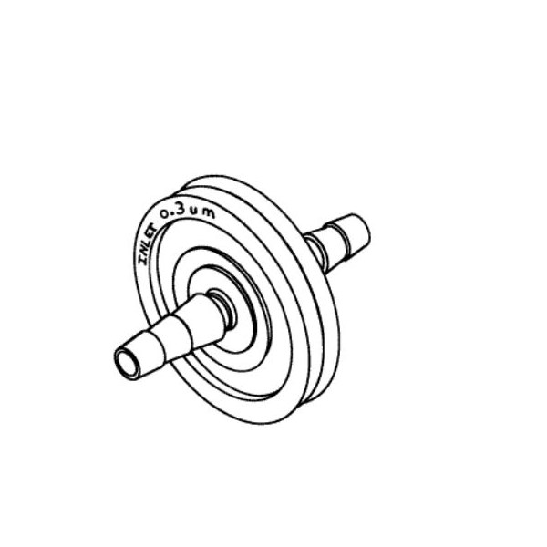 Aspirator Filter For S130A 3ct    1/4&quot; Barb x 1/4&quot; hose barb