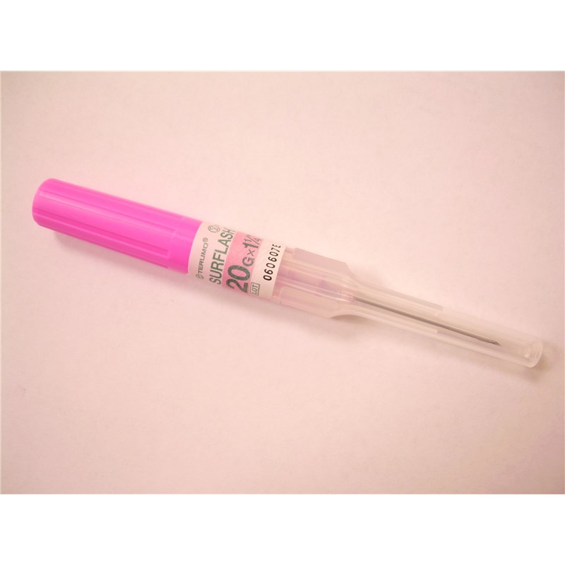 Surflash IV Catheter 20g x 1-1/4&quot; Pink