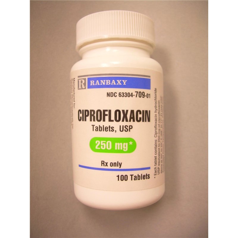 Ciprofloxacin Tabs 250mg 100ct