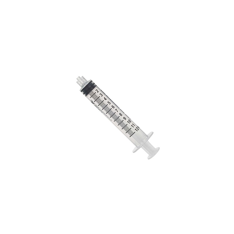12cc Syringe Luer Lock  80/bx  Hard Pack