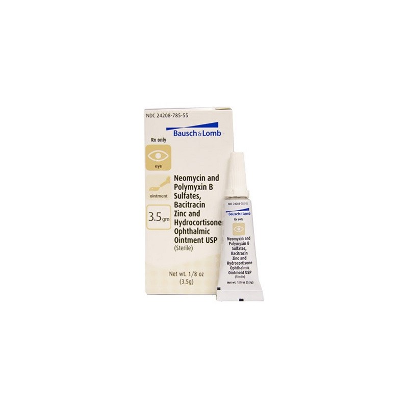 Neo Poly Bac Hydrocortisone (BNPH) Ophthalmic Ointment 3.5Gm