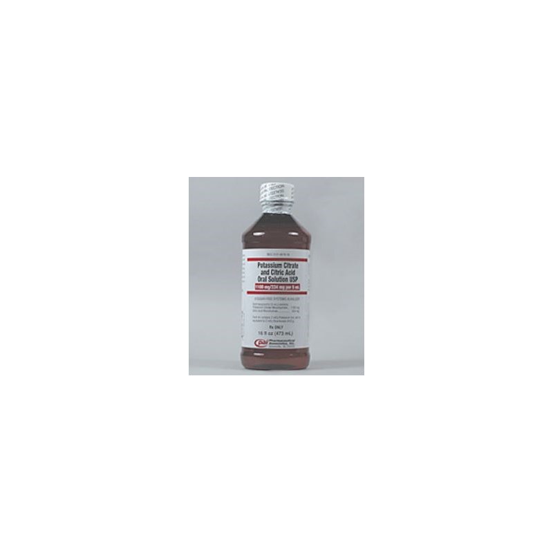 Potassium Citate Solution 473ml No Xylitol 1100mg-334mg Compare to Cytra-K