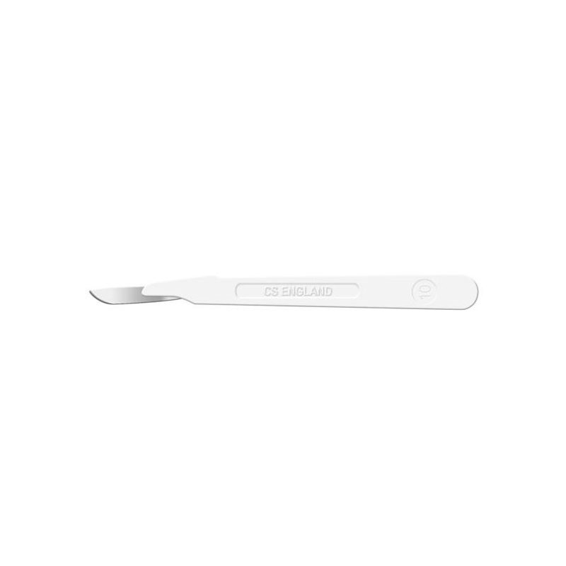 Sterile Disposable Scalpels With #10 Blade 10ct