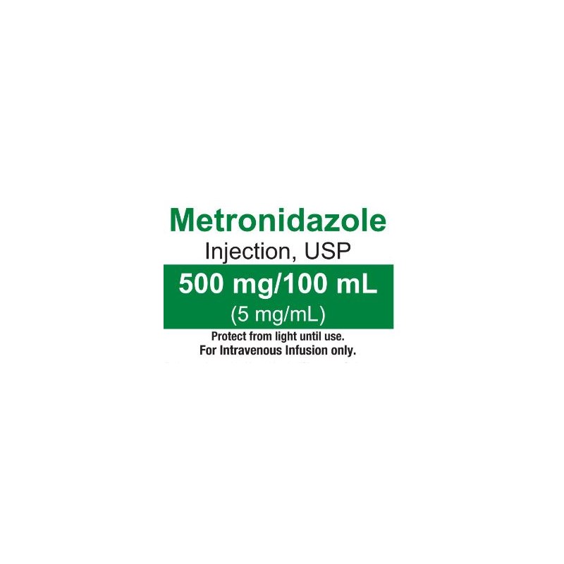 Metronidazole Injection 500mg 100ml 24 Full Pack Only (Pfizer)