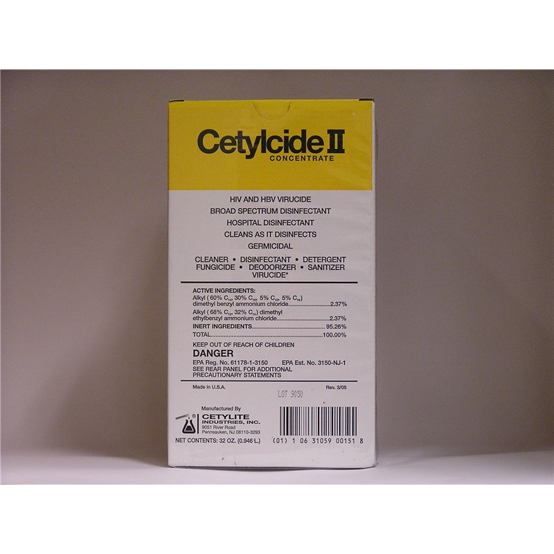 Cetylcide II Disinfectant 32oz
