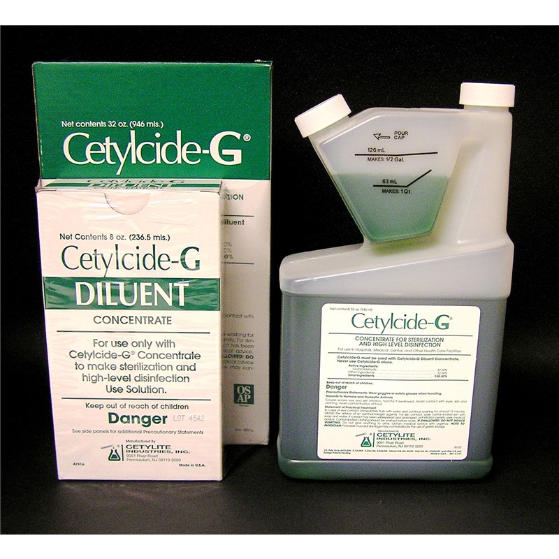 Cetylcide-G High Level Disinfectant Solution 32oz