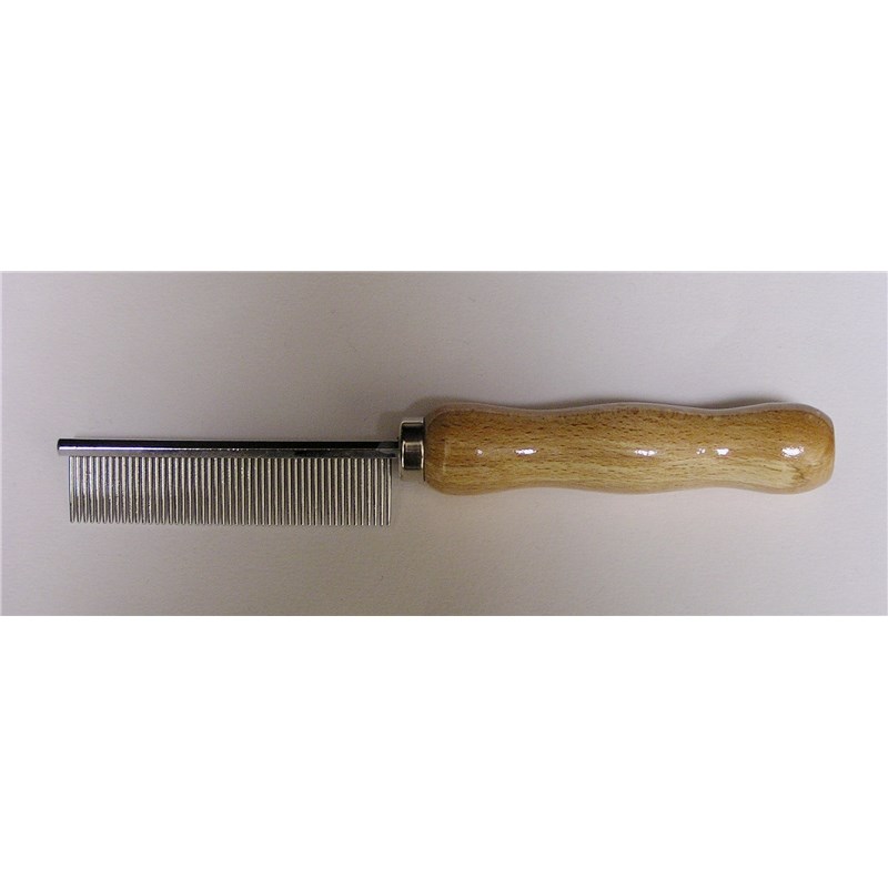 All Purpose Flea Comb With Wooden Handle