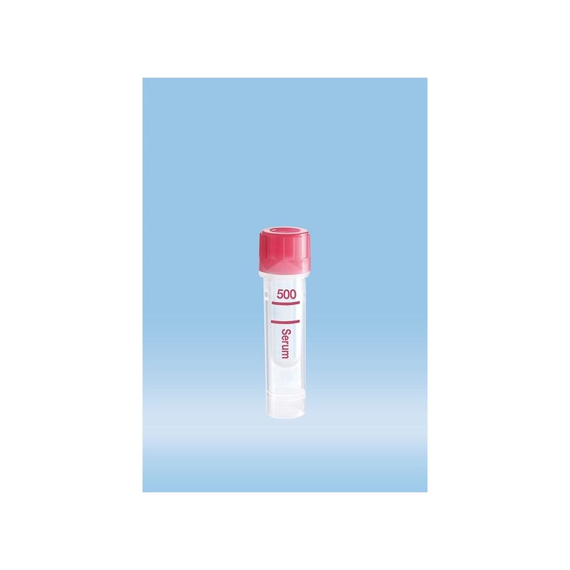 Microvette 500Ul 0.5ml Serum Red Tube 100ct