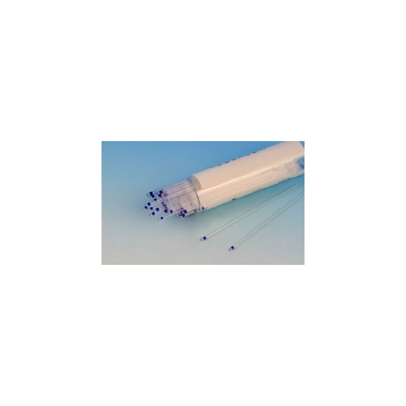 Micro-Hematocrit Tubes Plain Blue Plastic 100ct