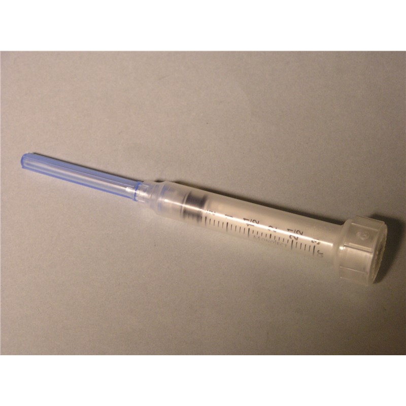 3cc Syringe with 22g x 1-1/2 Luer Slip 100/bx