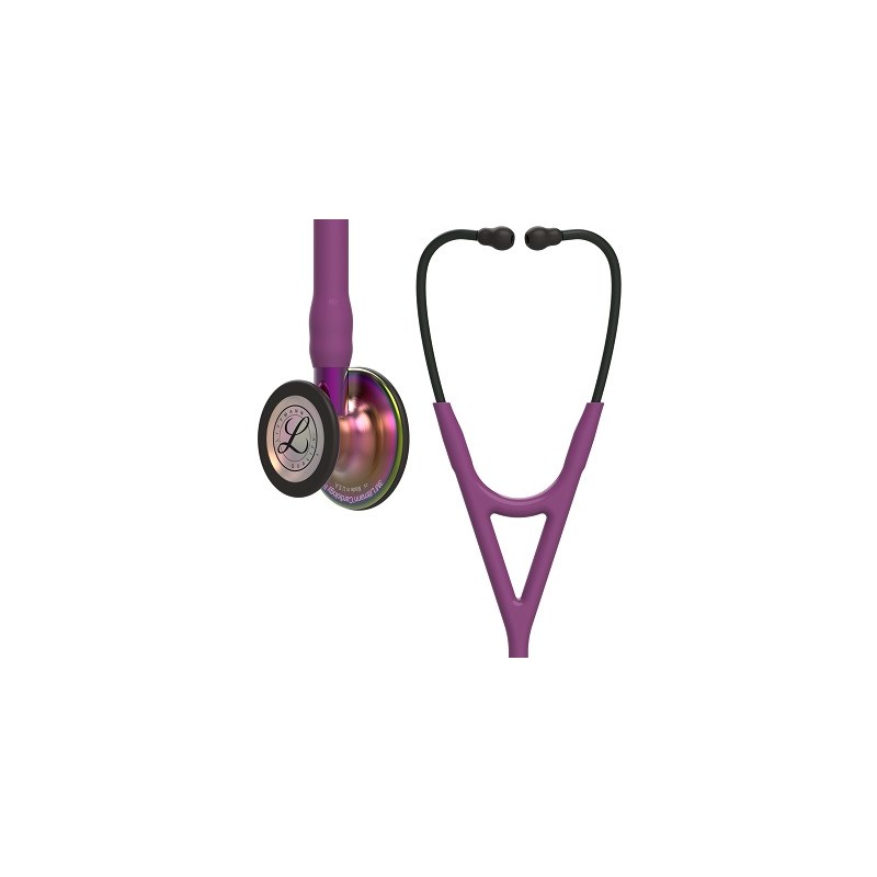 Stethoscope Littman Cardiology IV 27&quot; Rainbow / Plum / Violet / Black