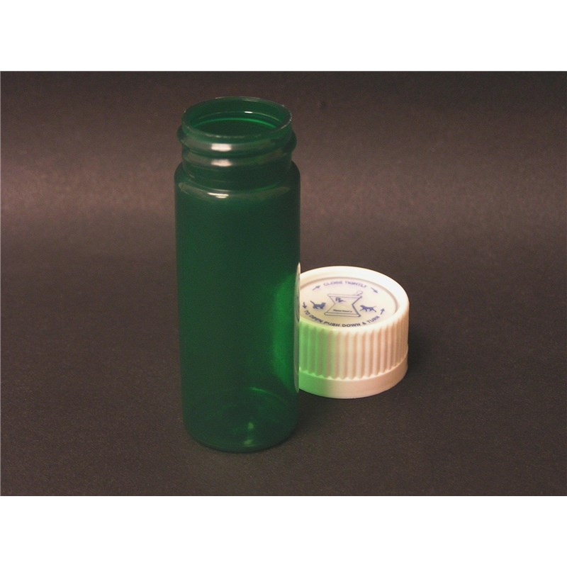 20 Dram Reversible Green Pill Vial 250/bx