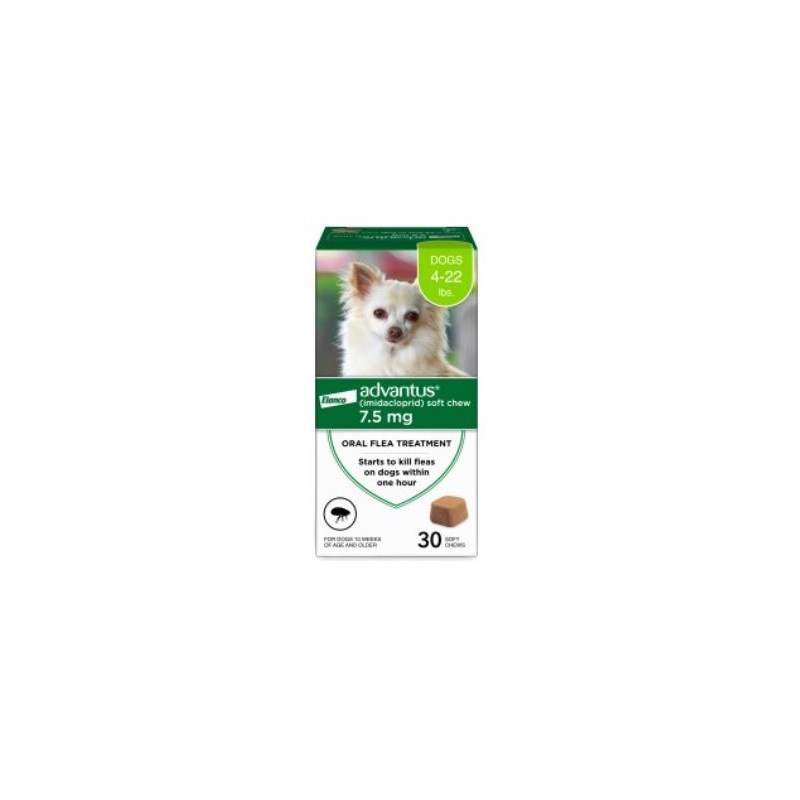 Advantus Small Dog Soft Chew 7.5mg 30ct