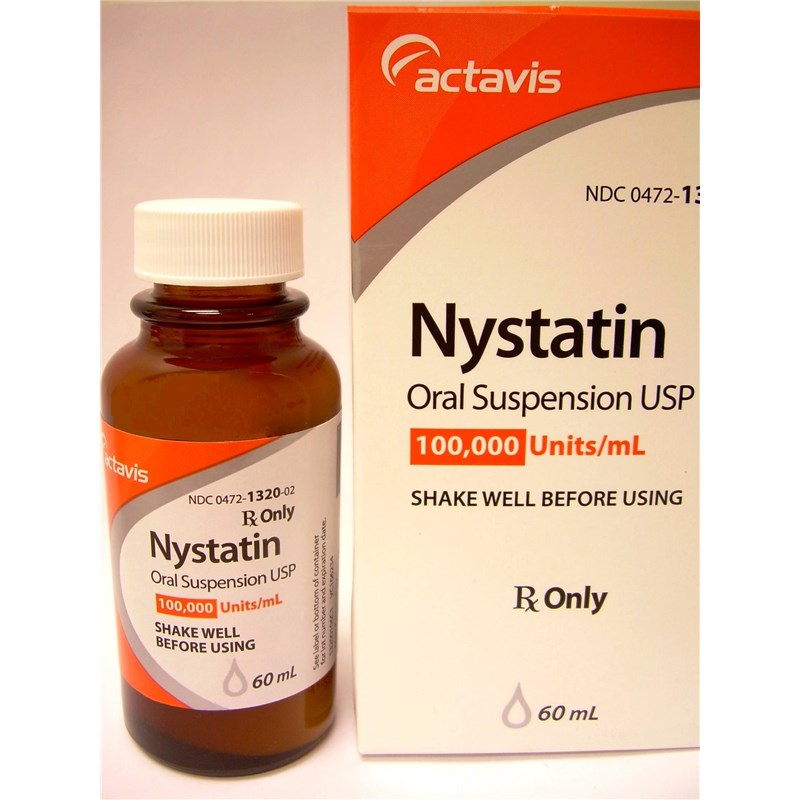 Nystatin 100,000 Units/ml  Oral Suspension 60ml