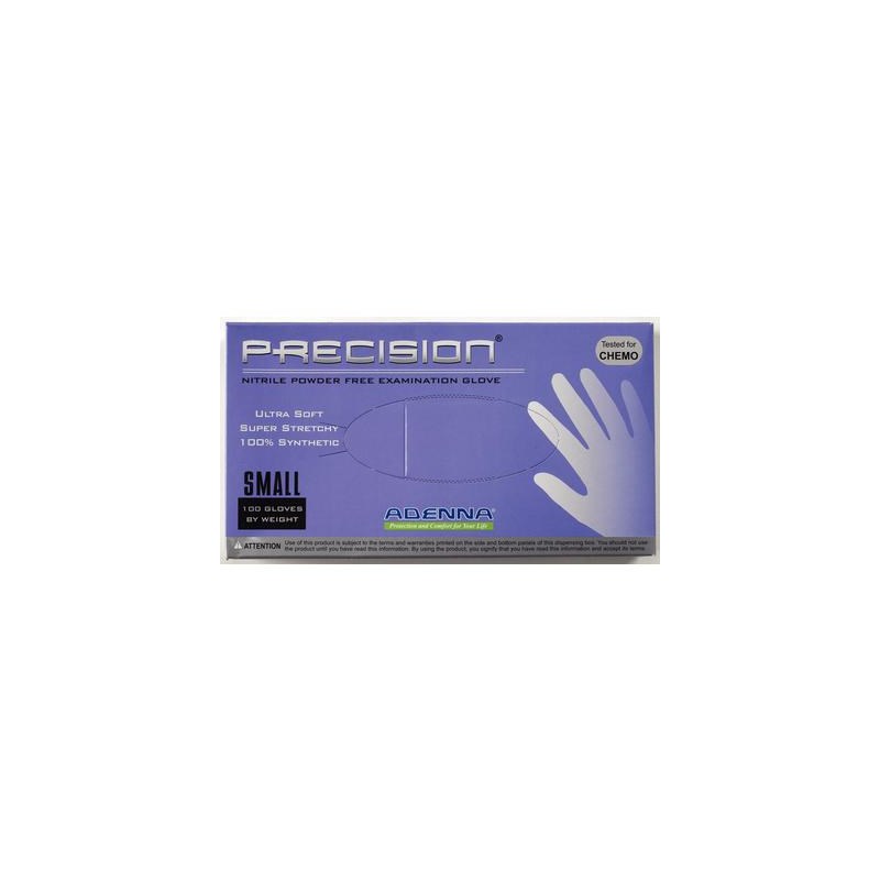 Exam Gloves Nitrile Precision Powder Free Small (Purple)  100/bx