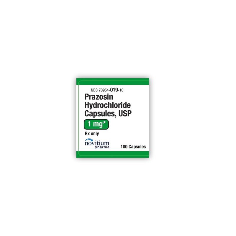 Prazosin Caps 1mg 100ct Novitium Label