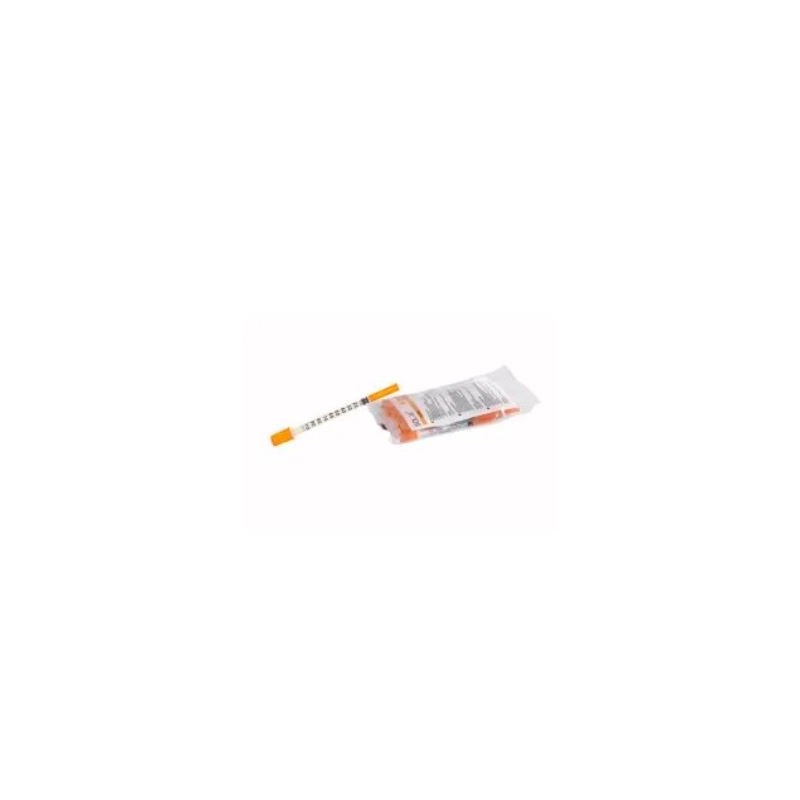 U-100 Insulin Syringe 0.3cc with 30g x 1/2&quot; (1/2 unit measure) Sol-Vet 100/bx