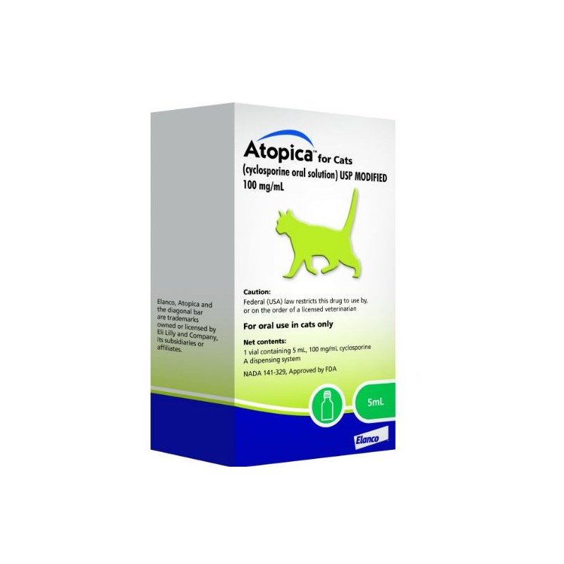 Atopica For Cats 100mg/ml 5ml