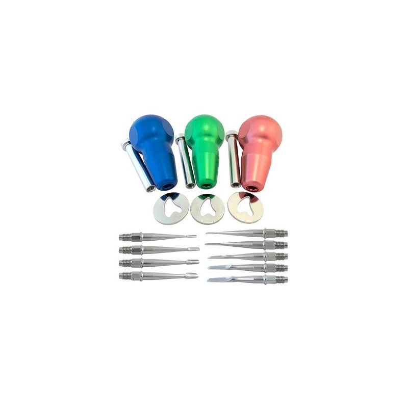 Dentanomic Complete Set 54546 Includes Handles/Elevator/Luxator Tips