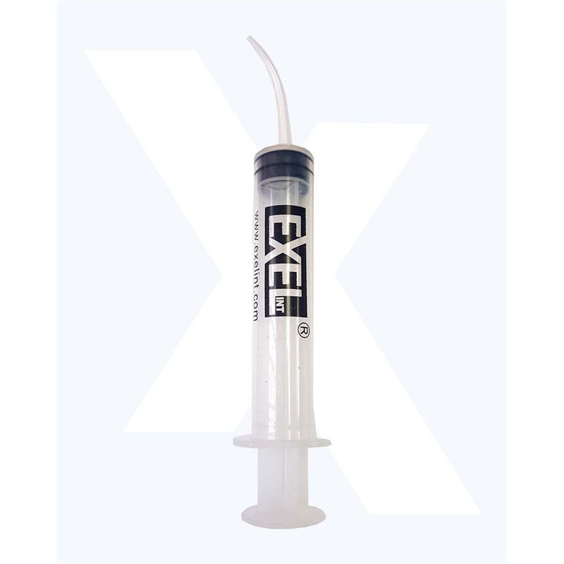 Exel Syringe 12cc Curved Tip  50/bx