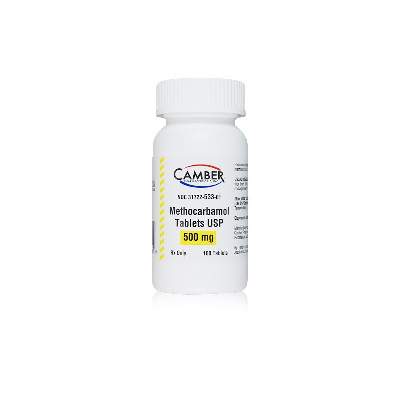Methocarbamol Tabs 500mg 100ct Camber Label