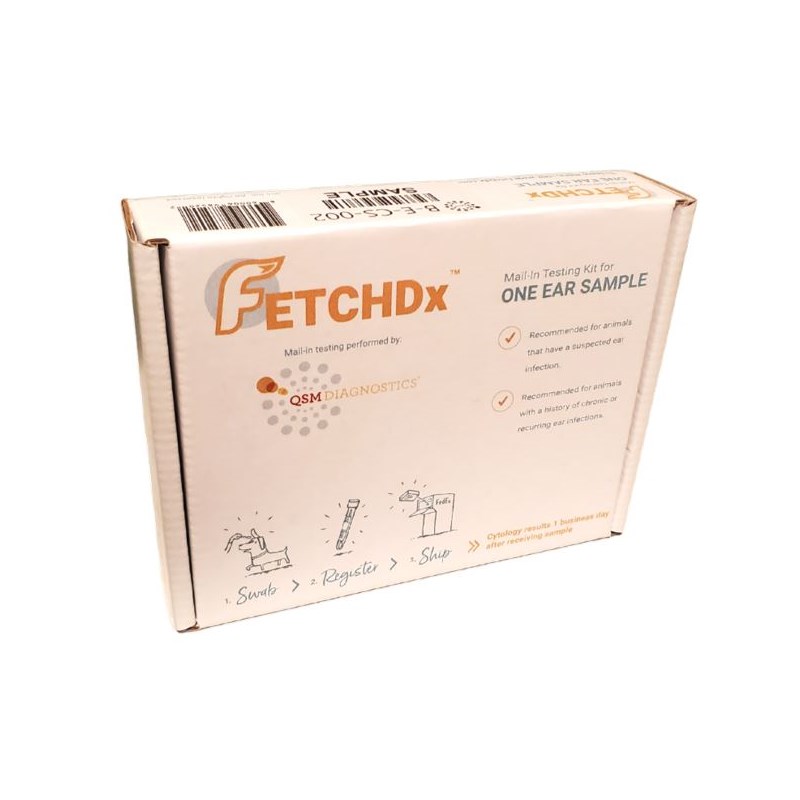 FetchDx Ear Cytology with Reflex Culture &amp; Sensitivity Test Kit 5pk