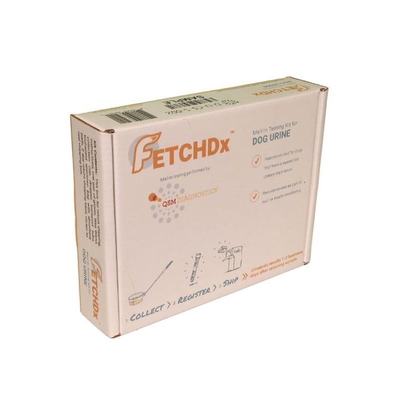 FetchDx Dog Urinalysis Test Kit with Reflex Culture &amp; Sensitivity (Sponge)  5pk