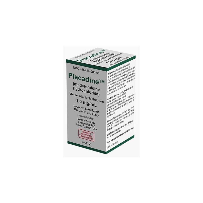 Placadine Injection 1mg/ml 10ml  (Medetomidine)