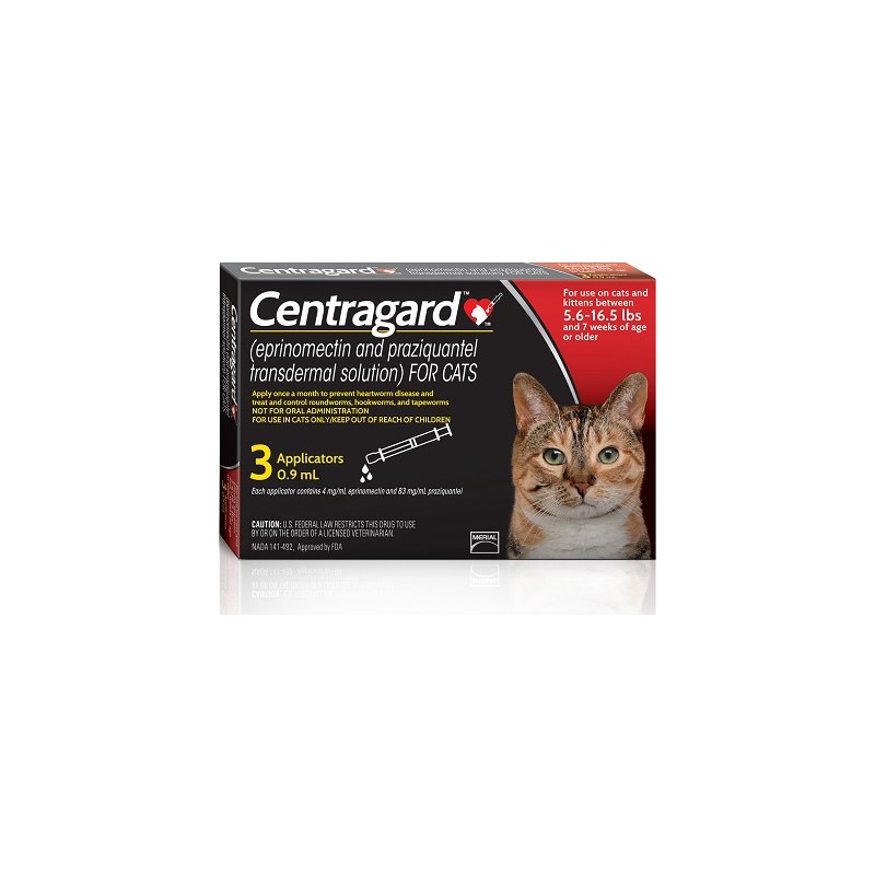 Centragard Cat Large 3pk  10 Cards/Carton