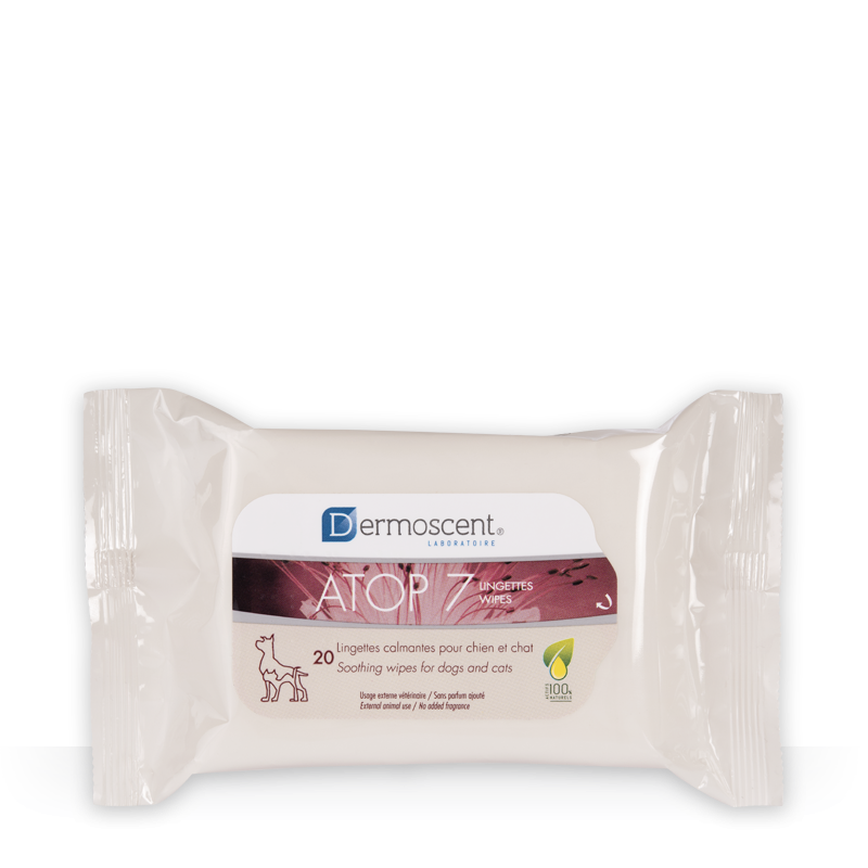Dermoscent Atop 7 Wipes for Dogs and Cats 20/pk