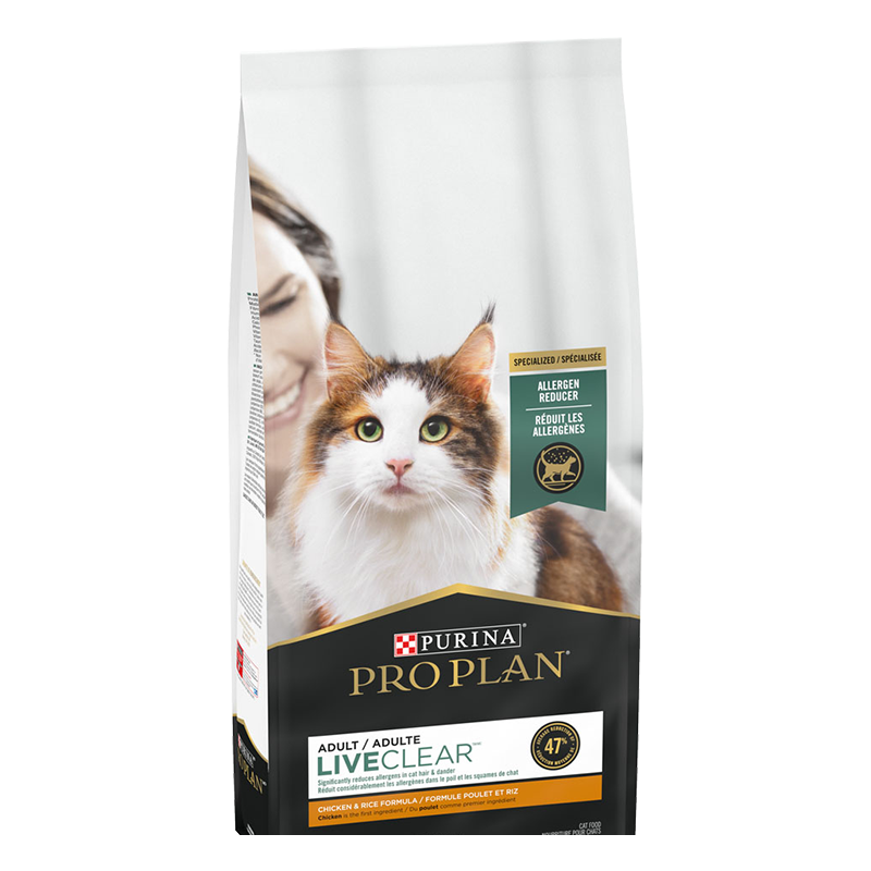 Purina Pro Plan Liveclear Adult Cat Chicken and Rice 16lb