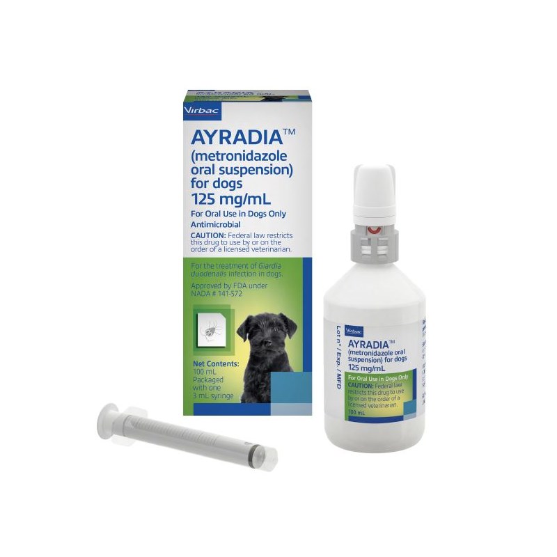Ayradia 125mg/ml 100ml (metronidazole oral suspension)