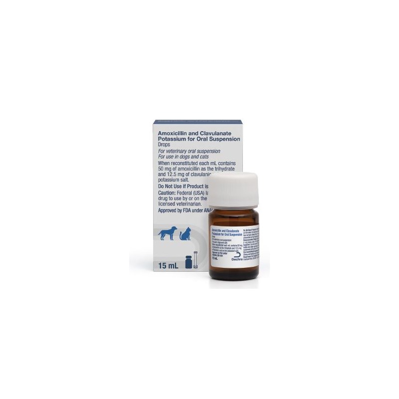 Amoxi Clav Oral Suspension Drop 62.5mg/ml 15ml  (Amoxicillin &amp; Clavulanate Potassium)