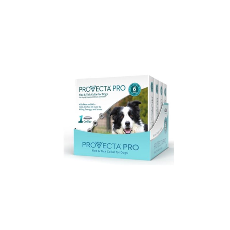 Provecta Pro Flea and Tick Collar for Dogs  4 cards/bx