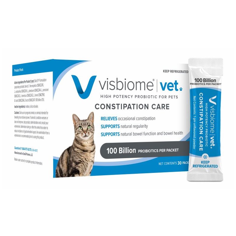 Visbiome Cat Constipation Care 100 Billion CFU 30 packets/box