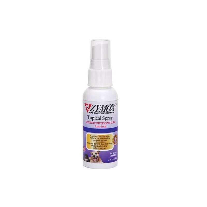 Zymox Topical Spray With Hydrocortisone 2oz