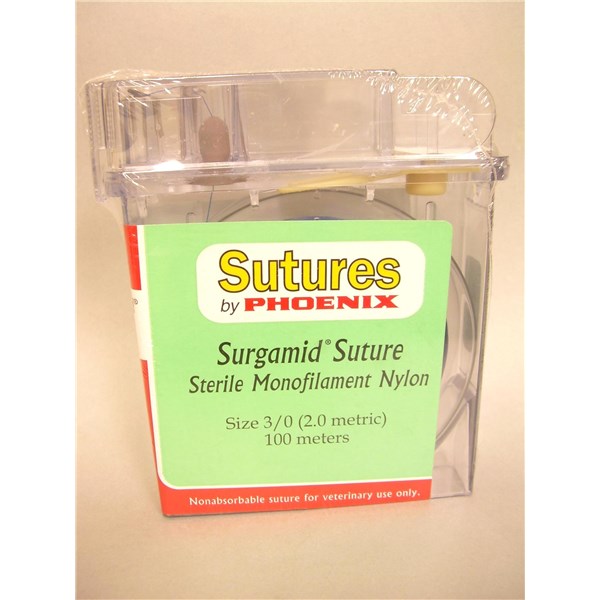 Suture 3/0 Surgamid Cassette 100M