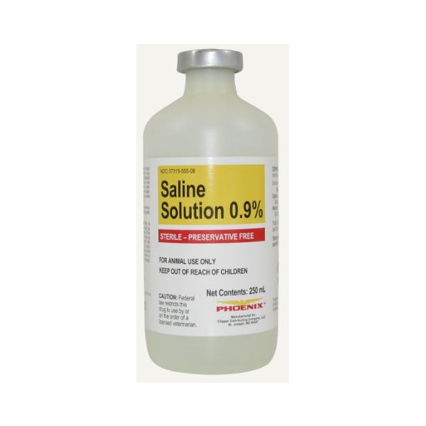 Saline Injection in Rigid Bottle 1000ml (sold in case of 12 bottles)