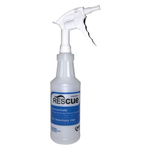 Rescue Disinfectant Concentrate Spray Bottle Only 32oz