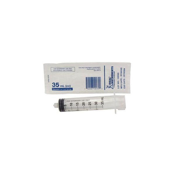 35cc Syringe Luer Lock 50/bx