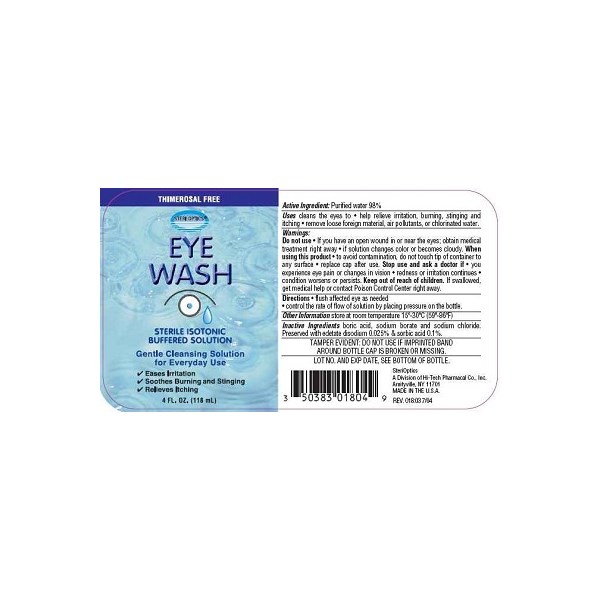 Eye Wash / Irrigation Solution 4oz Boric Acid