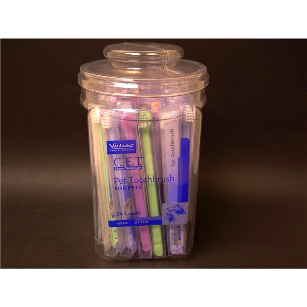 C.E.T. Single End Toothbrush Bulk Dispense 24ct Mixed Colors