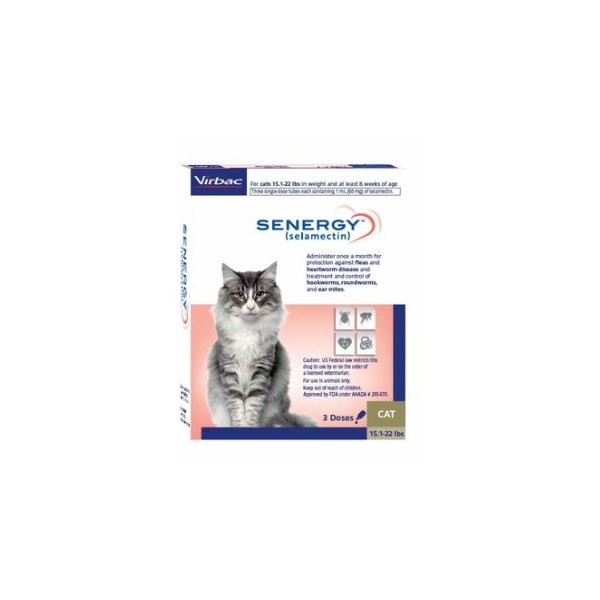 Senergy Cat 15.1-22lbs SINGLE CARD 3ds/card  60mg
