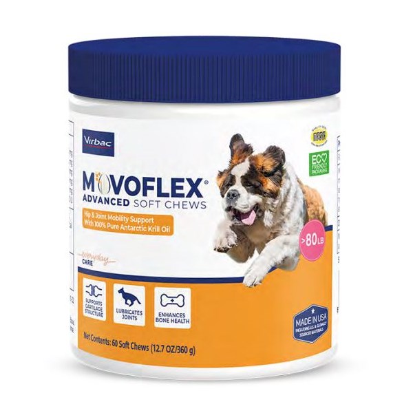Movoflex Advanced Soft Chews Large Over 80lbs  60ct