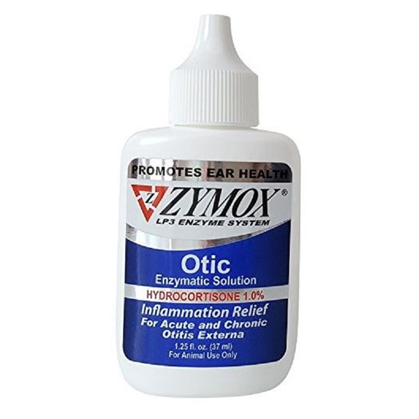 Zymox Otic Solution with Hydrocortisone Blue Label 1.25oz