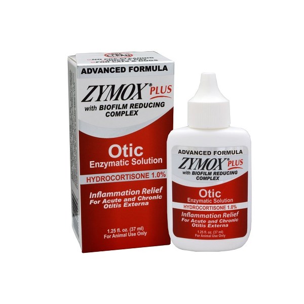Zymox Plus Otic HC Red Label 1.25oz